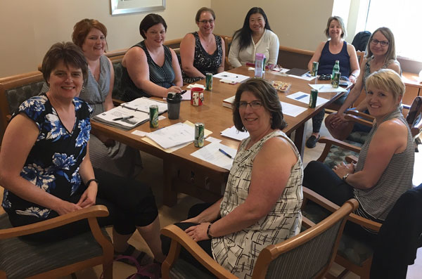 Meeting with the Alzheimer Society of Saskatchewan in their Saskatoon Office.