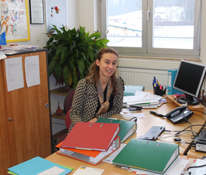 Dr. Stefanie Auer in her office at Bad Ischl Dementia Service Centre - Austria.